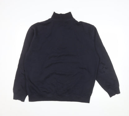 Mens UK Size M HUGO Blue Pullover Sweatshirt