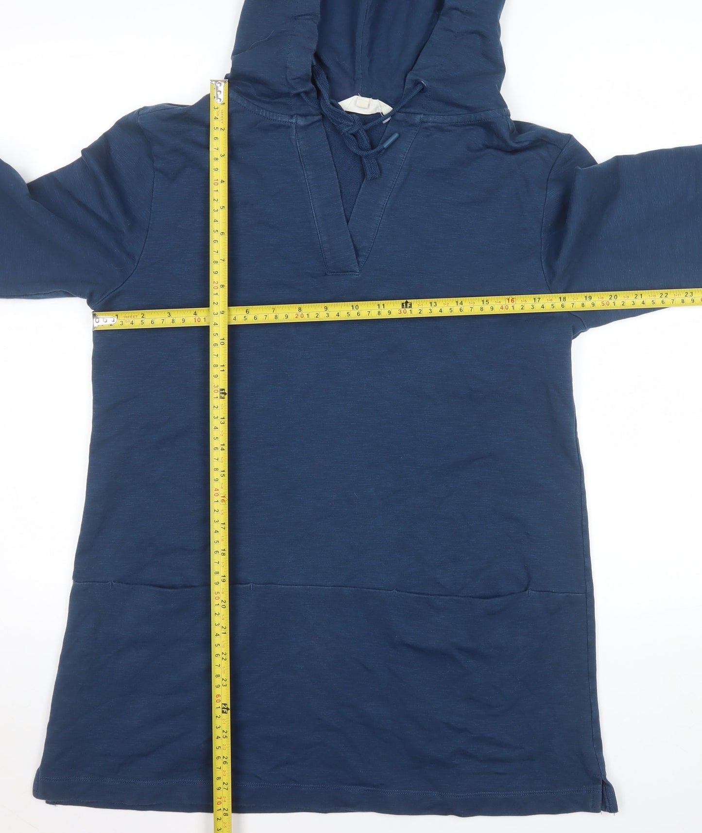 Womens UK Size 12 Seasalt Cornwall Blue Tunic Hoodie