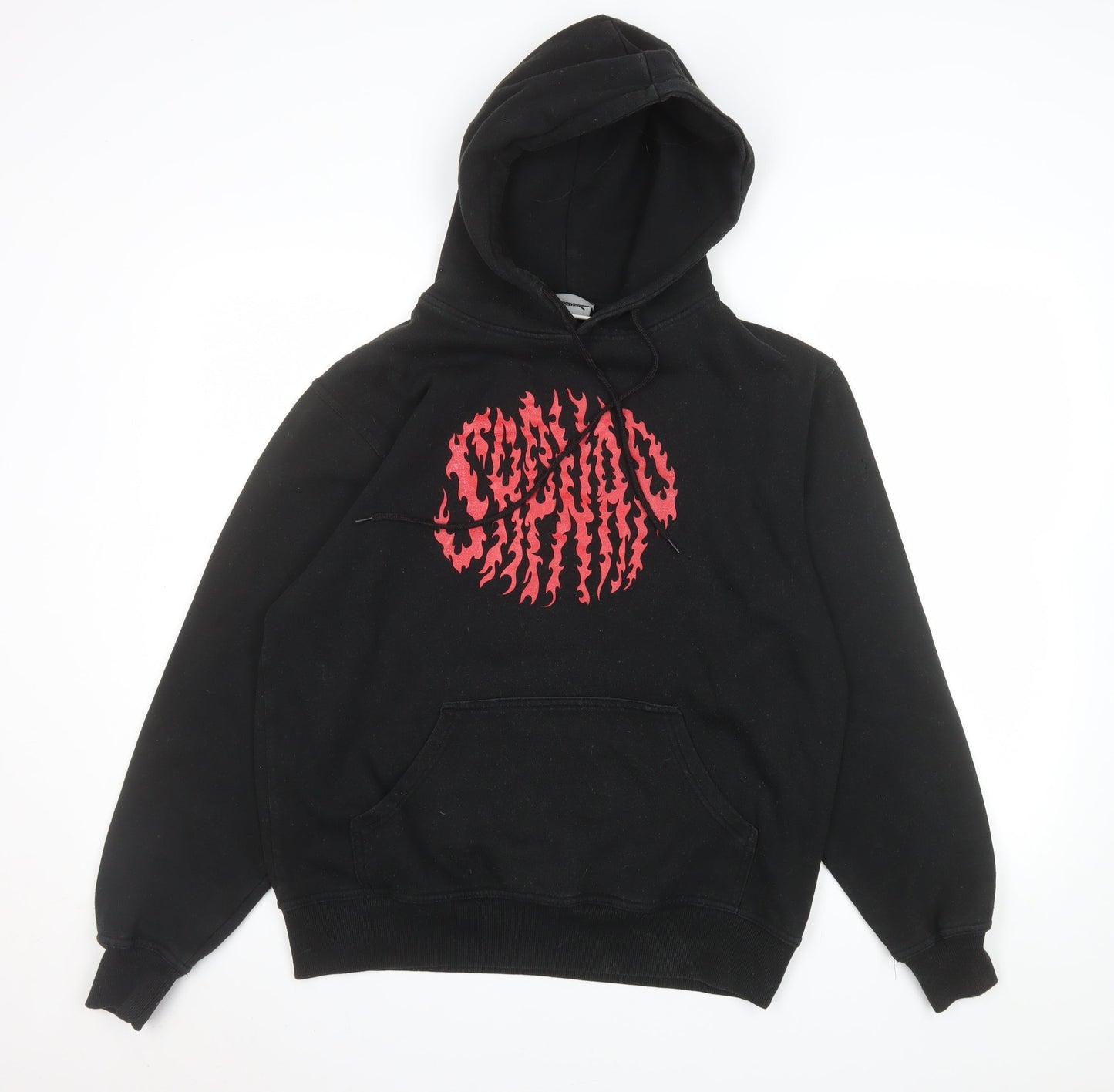 Mens UK Size S Dreambranding Black Pullover Hoodie