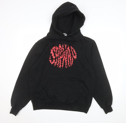 Mens UK Size S Dreambranding Black Pullover Hoodie