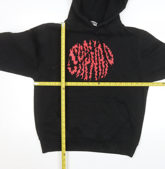 Mens UK Size S Dreambranding Black Pullover Hoodie