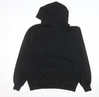 Mens UK Size S Dreambranding Black Pullover Hoodie