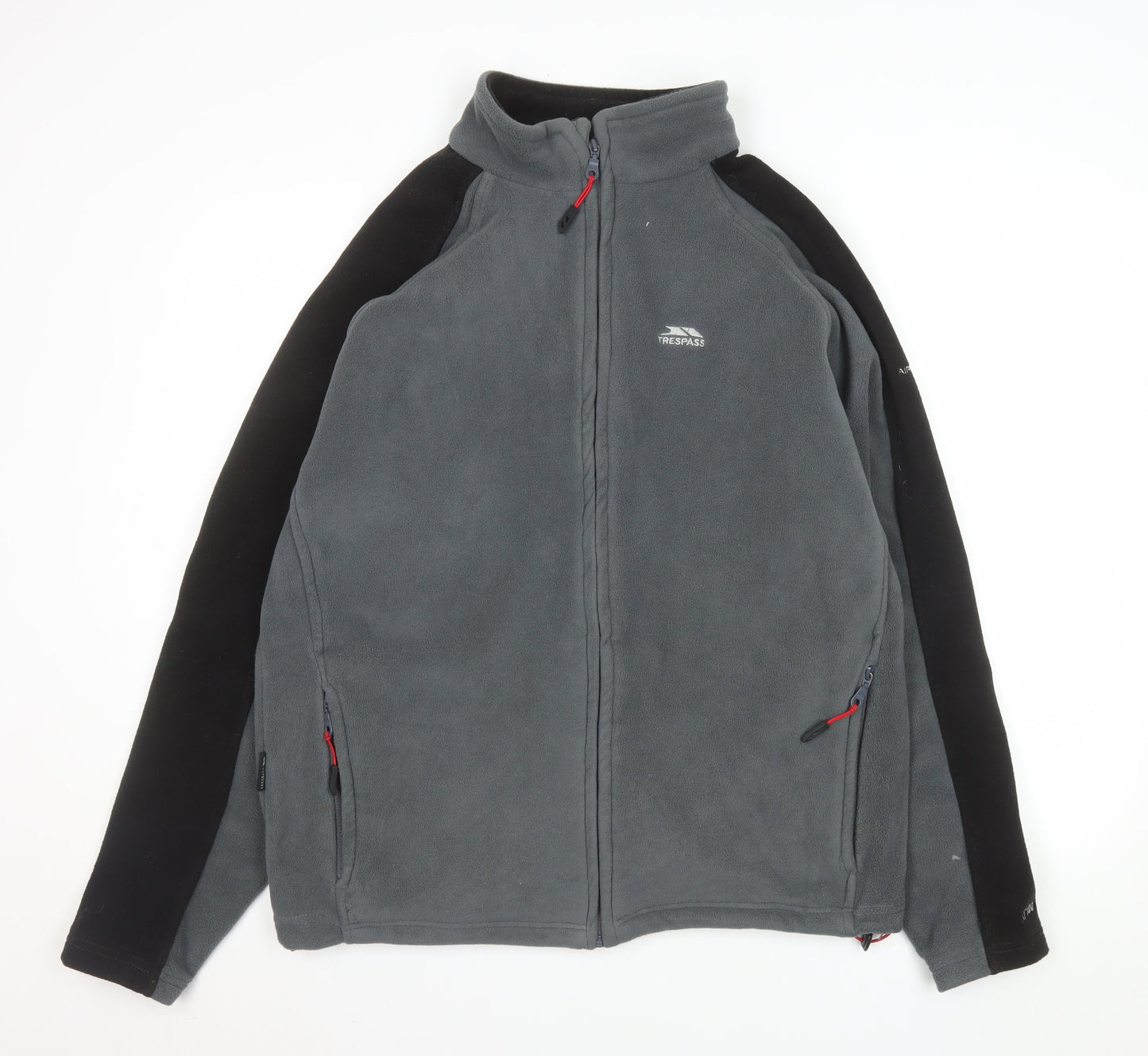 Trespass Mens Grey XL Fleece Full Zip Outdoor Jacket