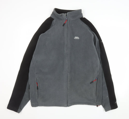 Trespass Mens Grey XL Fleece Full Zip Outdoor Jacket