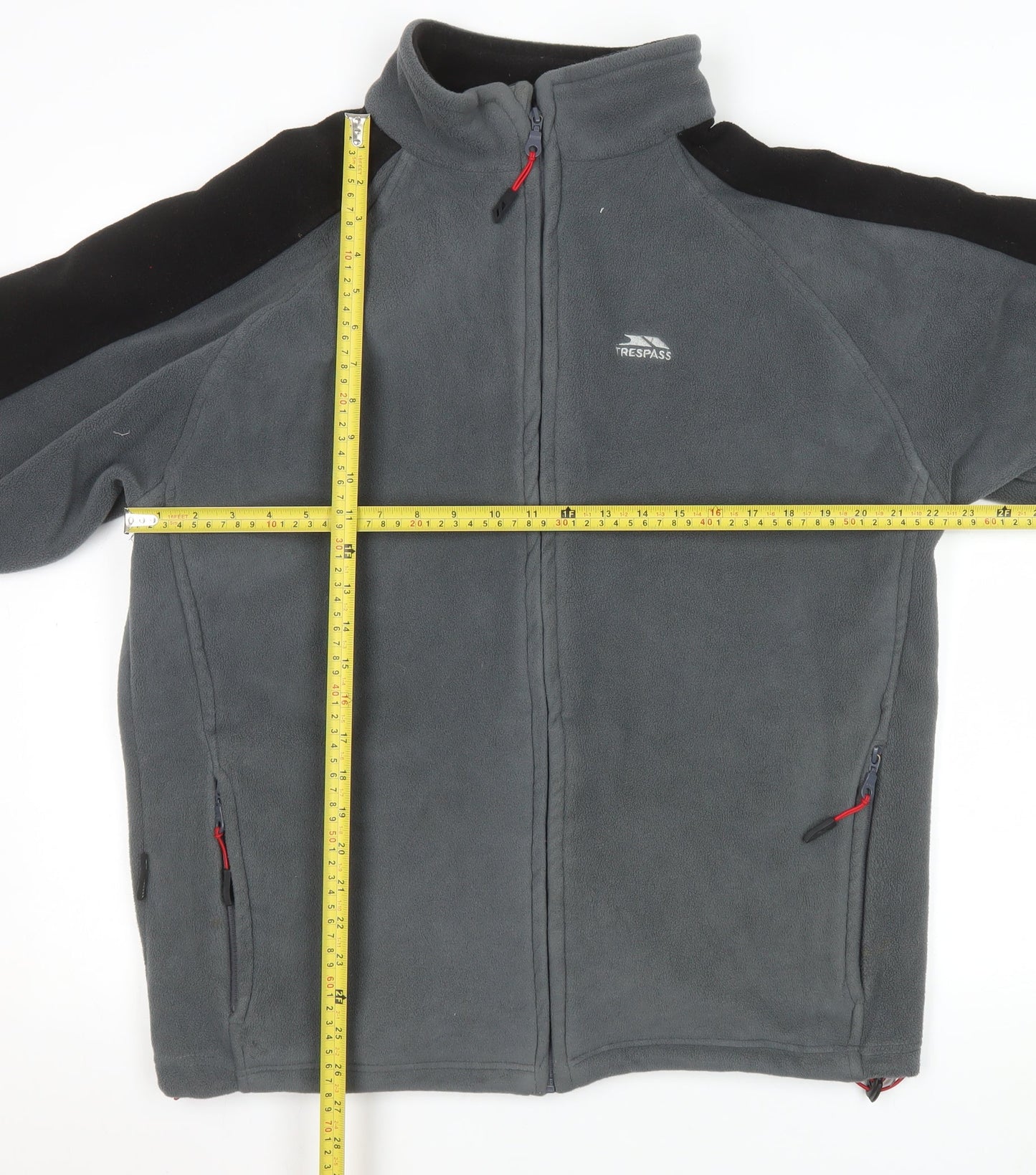 Trespass Mens Grey XL Fleece Full Zip Outdoor Jacket