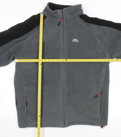 Trespass Mens Grey XL Fleece Full Zip Outdoor Jacket