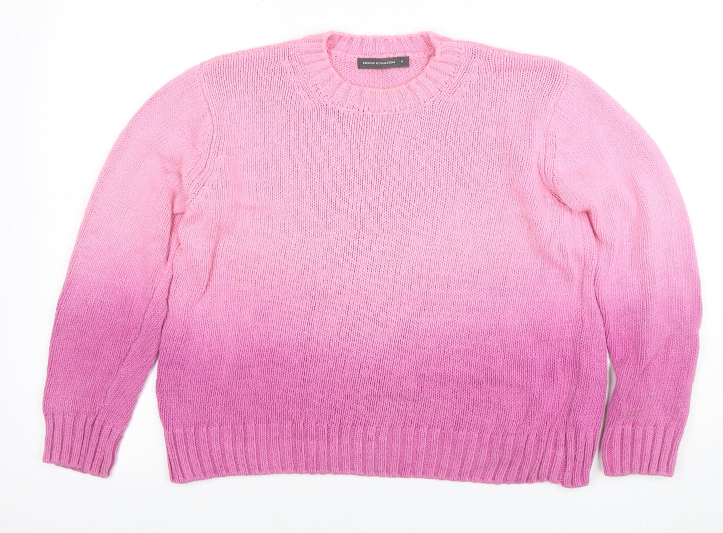 Womens UK Size M French Connection Pink Pullover Jumper