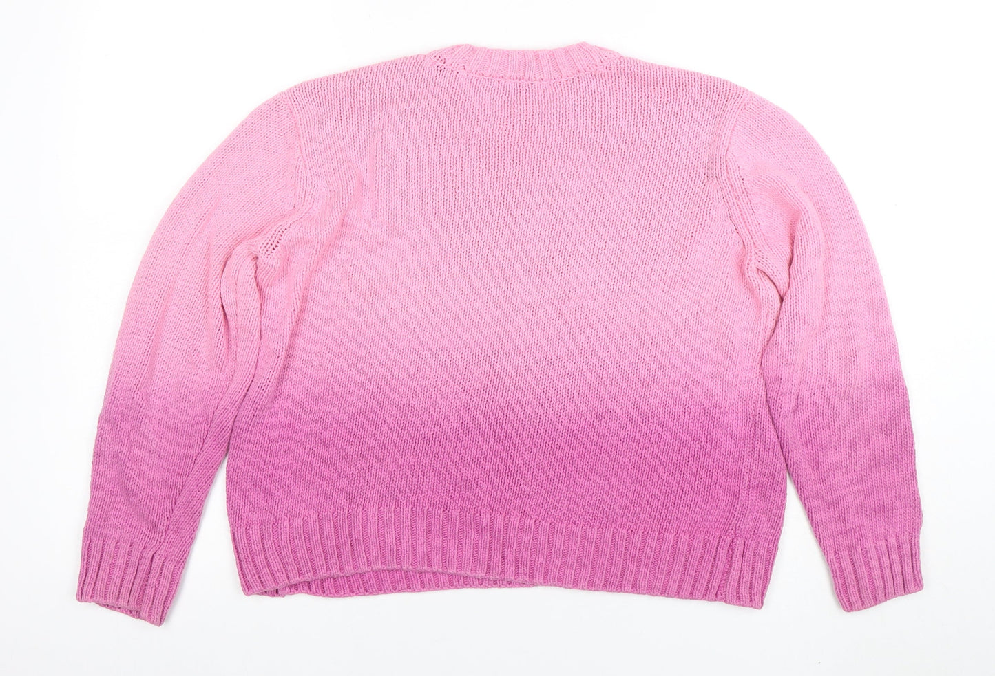 Womens UK Size M French Connection Pink Pullover Jumper