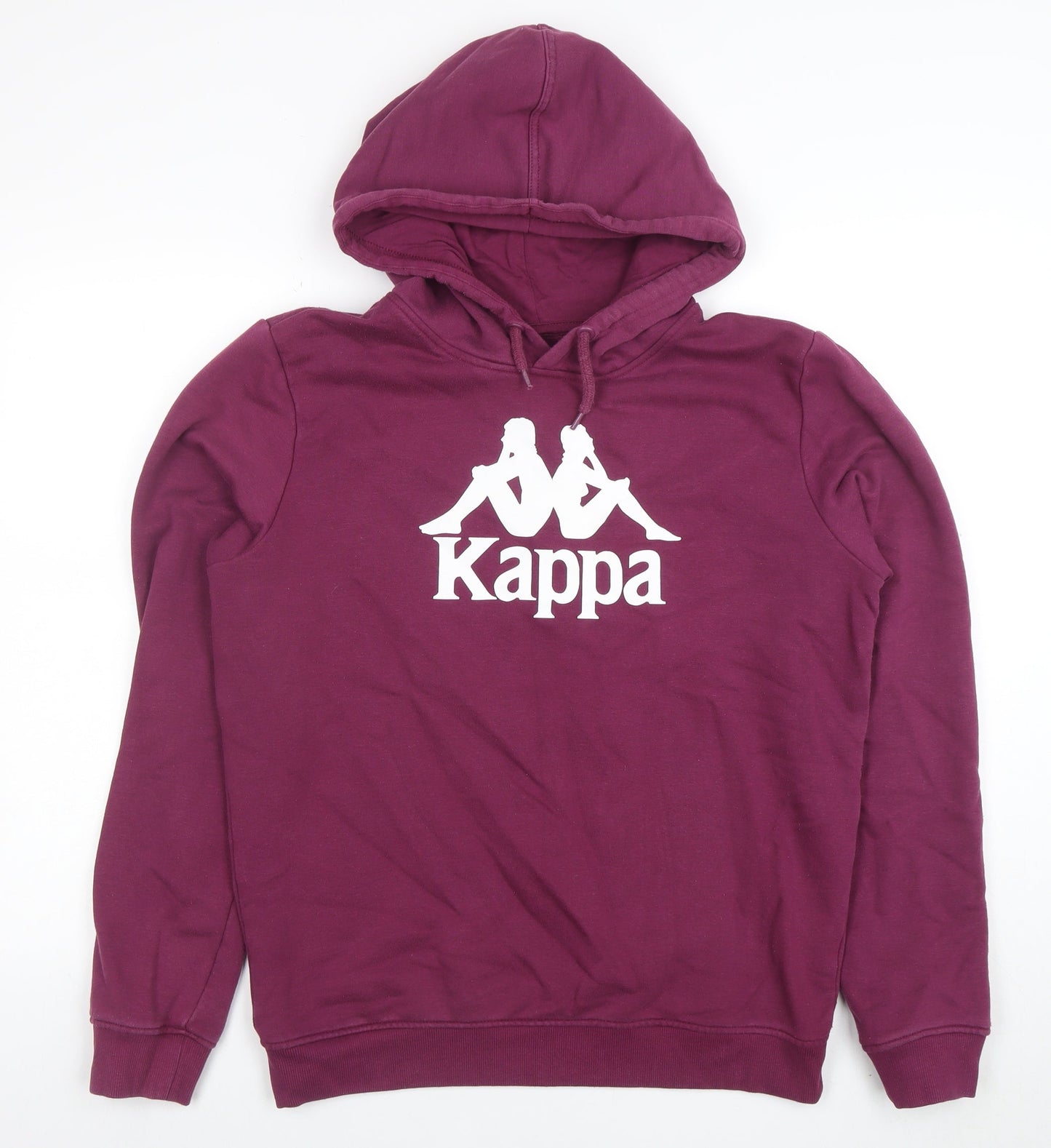 Womens UK Size L Kappa Purple Pullover Hoodie