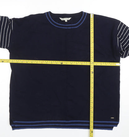 Womens UK Size 14 Rupert & Buckley Blue Pullover Jumper