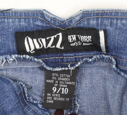 Girls UK Size 9-10 Years Qizz New York Mini Denim Skirt