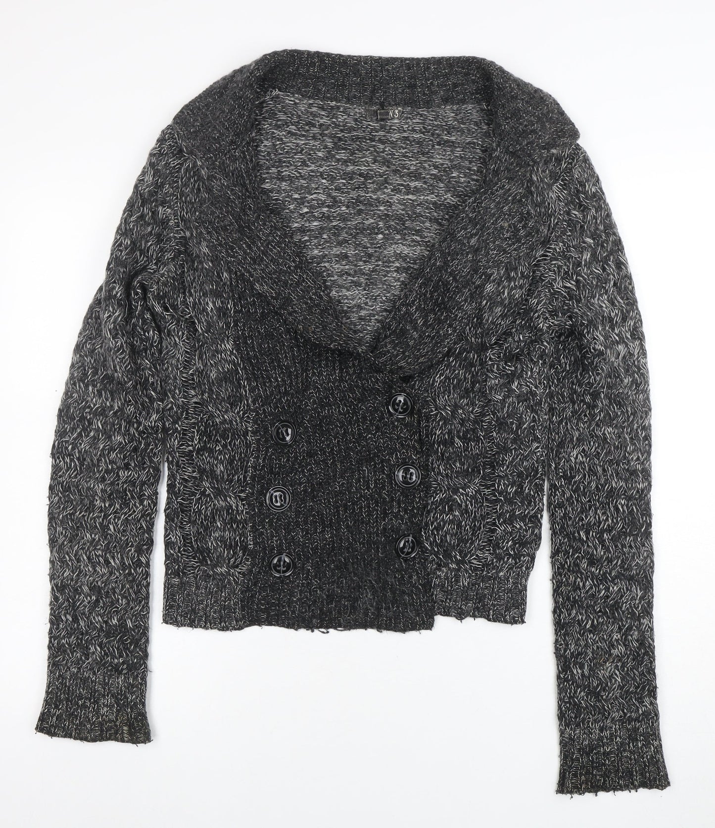 Womens UK Size M GANT Grey Cardigan Jumper