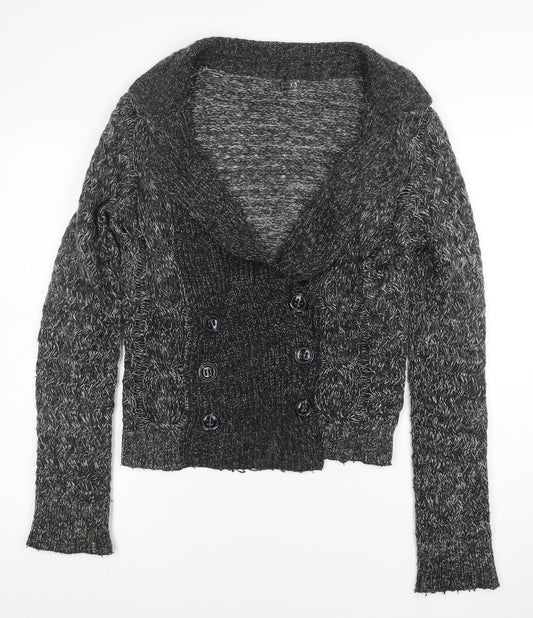 Womens UK Size M GANT Grey Cardigan Jumper