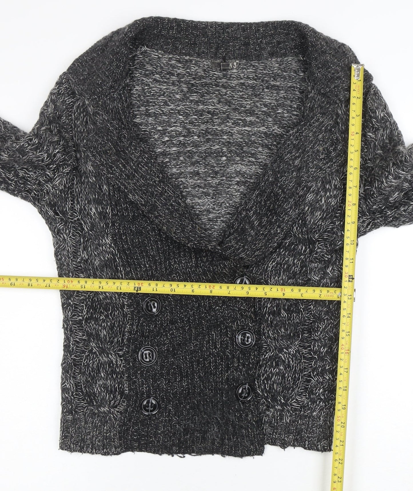 Womens UK Size M GANT Grey Cardigan Jumper