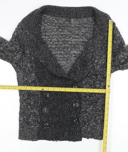 Womens UK Size M GANT Grey Cardigan Jumper