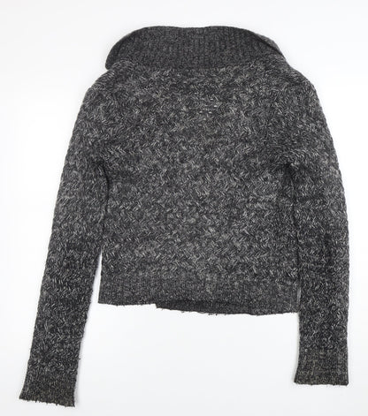 Womens UK Size M GANT Grey Cardigan Jumper