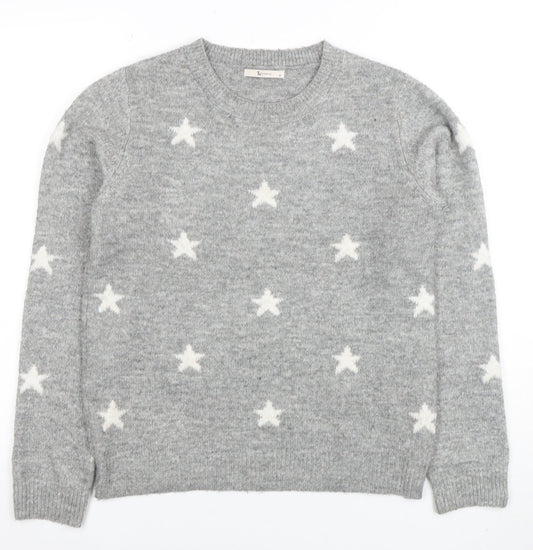 Womens UK Size 10 TU Grey Pullover Jumper