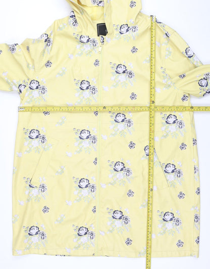 Ridge & Co. Women’s Yellow Floral Waterproof Rain Coat Size 18