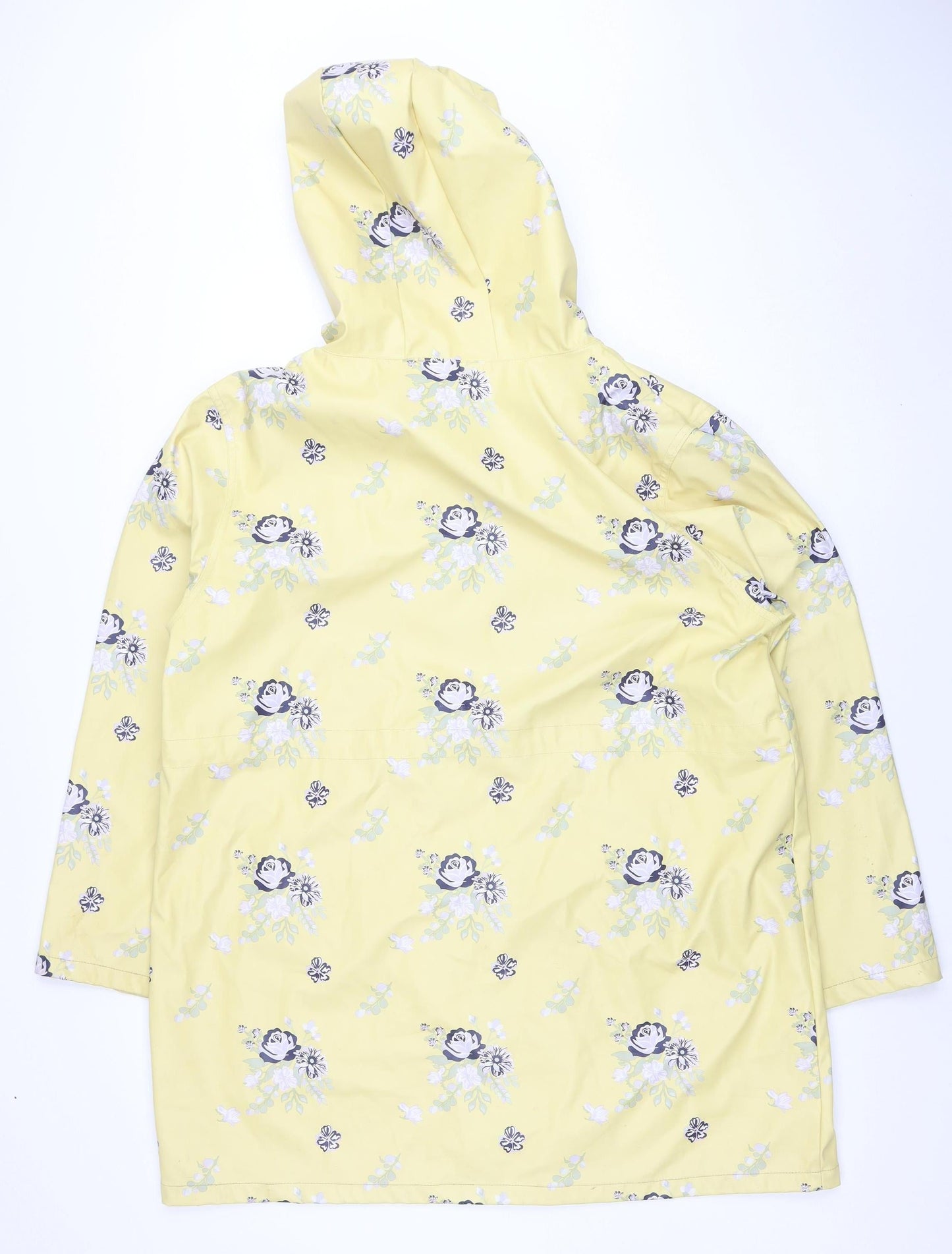 Ridge & Co. Women’s Yellow Floral Waterproof Rain Coat Size 18