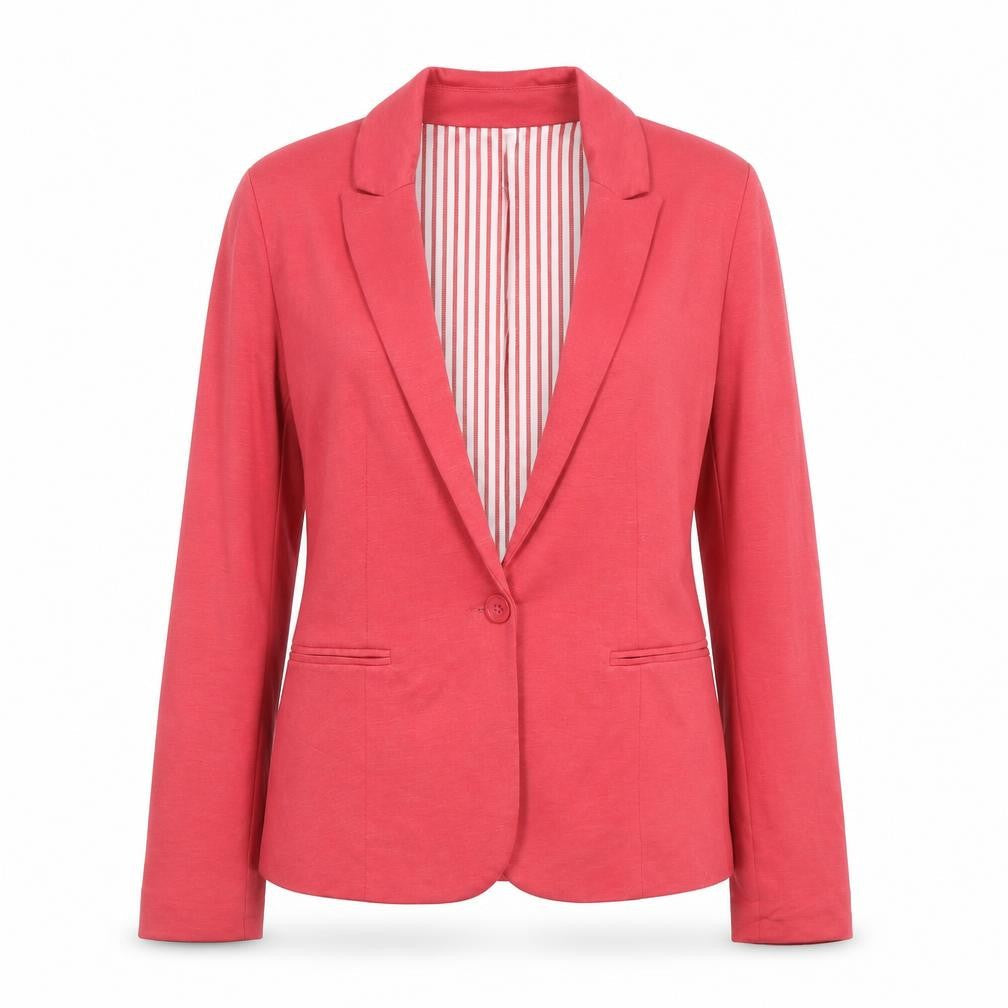 Womens UK Size S Bershka Regular Pink Blazer