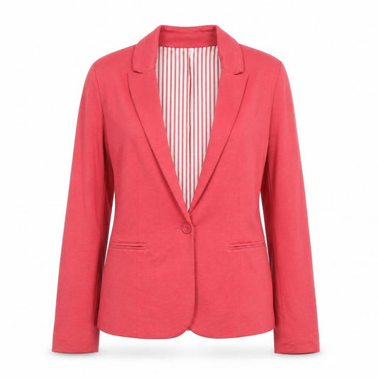 Womens UK Size S Bershka Regular Pink Blazer