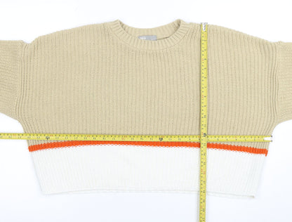 Womens UK Size 12 ASOS Beige Pullover Jumper
