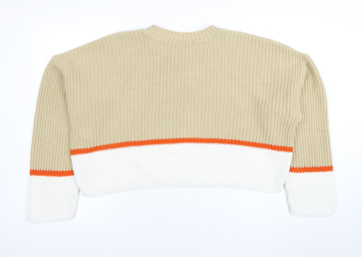 Womens UK Size 12 ASOS Beige Pullover Jumper