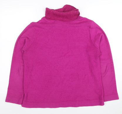Womens UK Size L St. John's Bay Pink Pullover Sweatshirt
