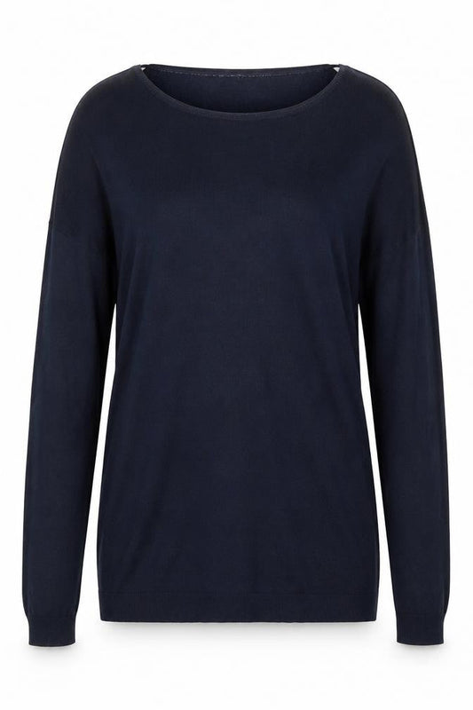 Atmosphere Women's Blue Long Sleeve Knit Blouse Size 12