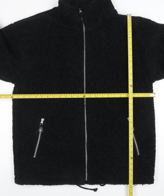 Country Trader Men's Black Fleece Lined Full Zip Jacket Size L