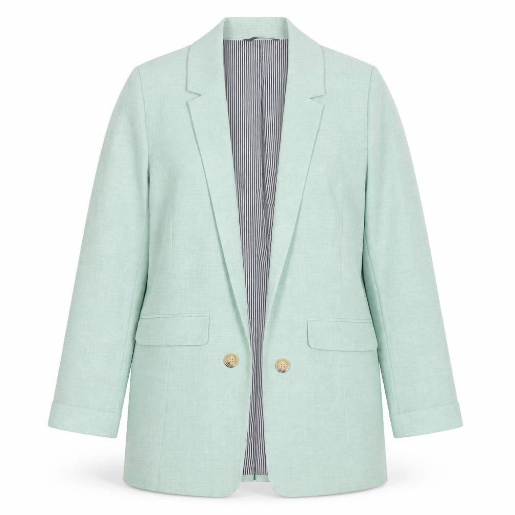 Womens UK Size 8 George Regular Green Blazer
