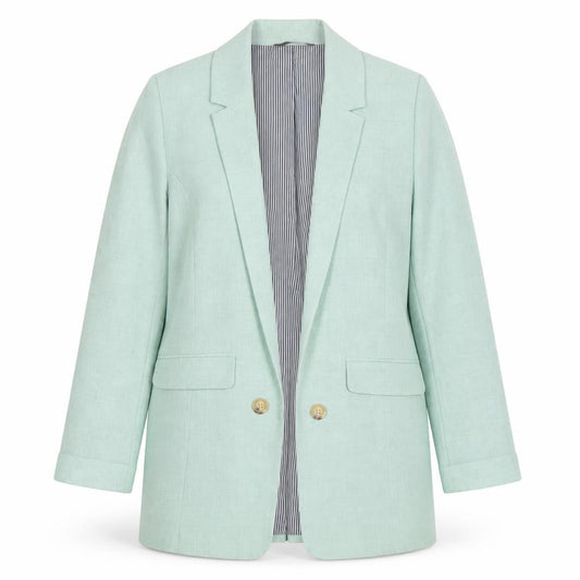 Womens UK Size 8 George Regular Green Blazer