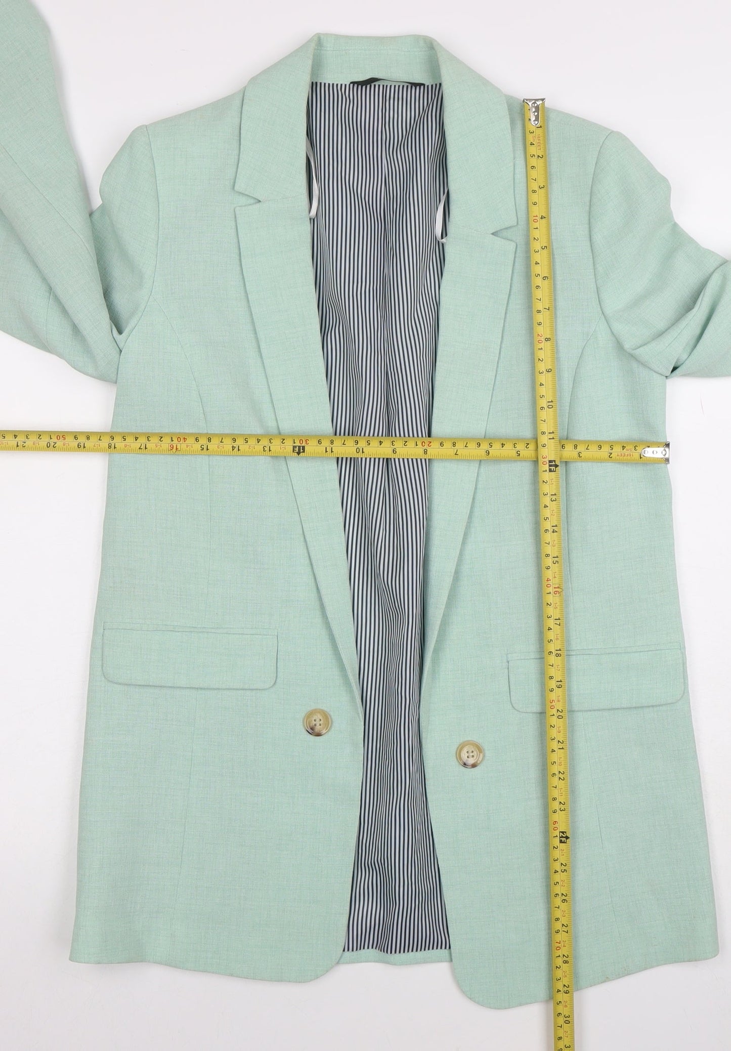 Womens UK Size 8 George Regular Green Blazer