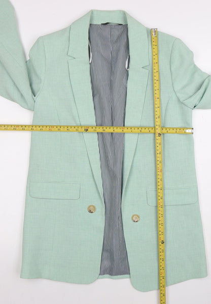 Womens UK Size 8 George Regular Green Blazer