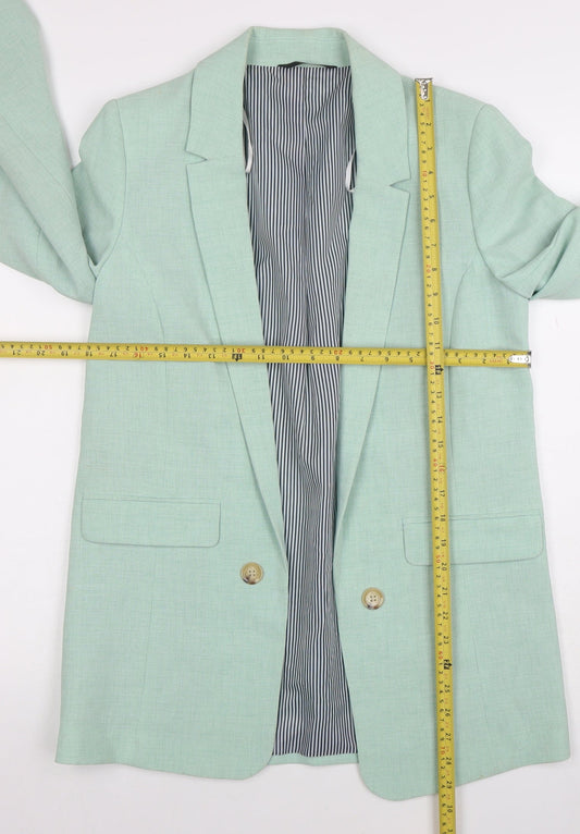 Womens UK Size 8 George Regular Green Blazer