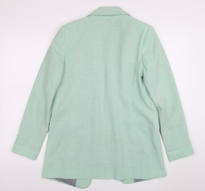 Womens UK Size 8 George Regular Green Blazer