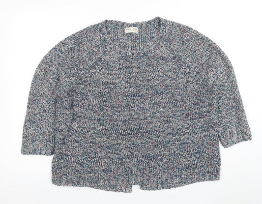 Marks and Spencer Women’s Multicoloured Size 18 Chunky Knit Cardigan