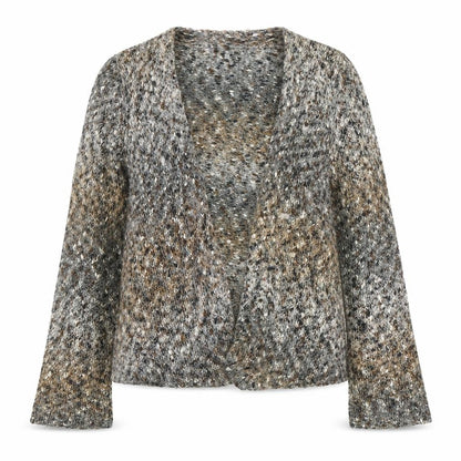Marks and Spencer Per Una Women's Multicoloured Chunky Knit Cardigan Size S