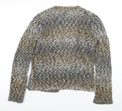 Marks and Spencer Per Una Women's Multicoloured Chunky Knit Cardigan Size S