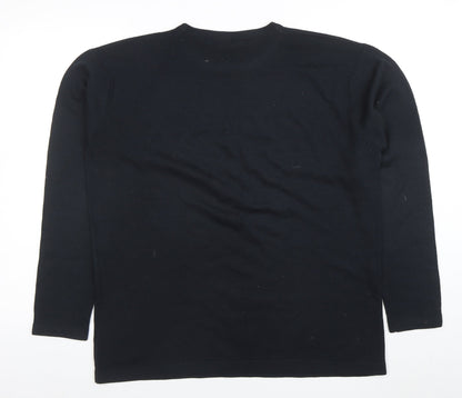 Mens UK Size M Cutting Edge Blue Pullover Jumper