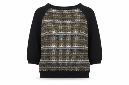 Womens UK Size M Sessùn Black Pullover Jumper