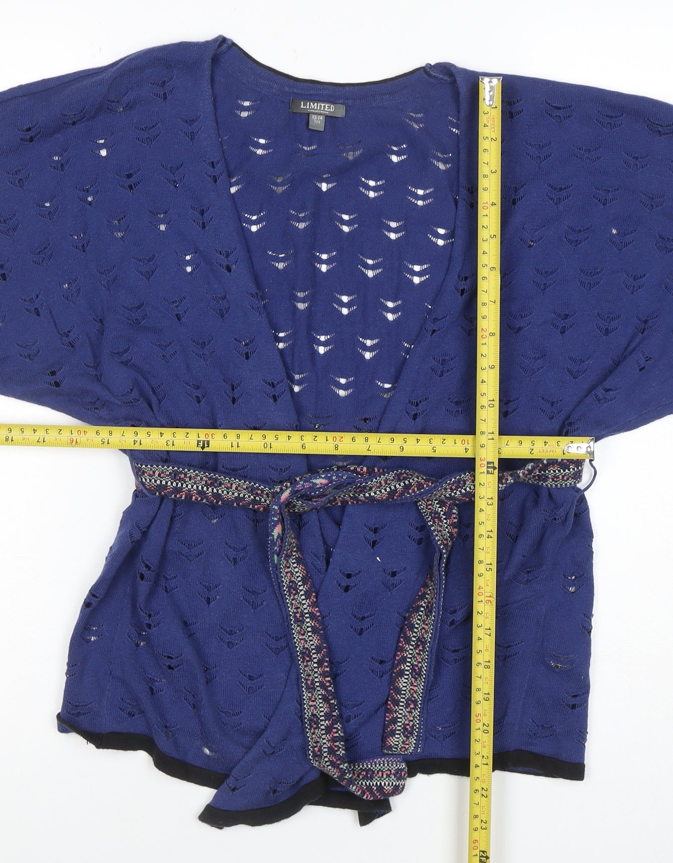 Teens UK Size XS Marks and Spencer Blue Cardigan Jumper