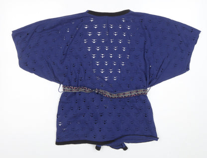 Teens UK Size XS Marks and Spencer Blue Cardigan Jumper