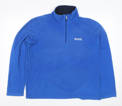 Mens UK Size L Regatta Blue Pullover Sweatshirt