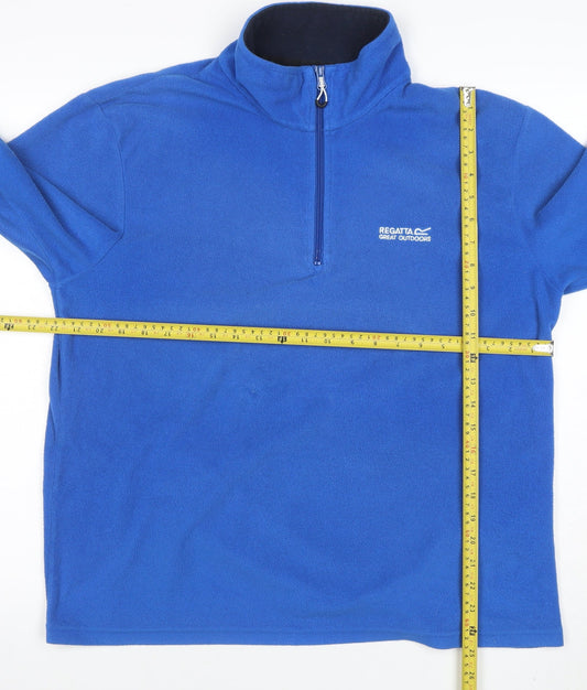 Mens UK Size L Regatta Blue Pullover Sweatshirt