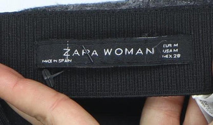 Womens UK Size M Zara Woman Wrap Knit Skirt