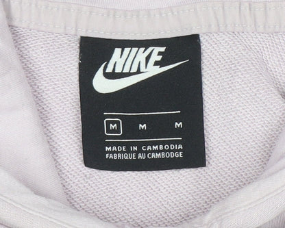Womens UK Size M Nike Pink Pullover Hoodie