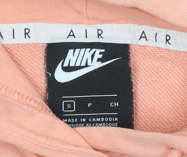 Womens UK Size S Nike Pink Pullover Hoodie