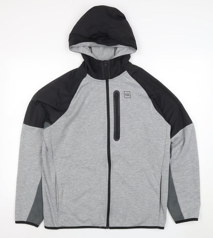 Mens UK Size L U.S. Athletic Grey Basic Jacket