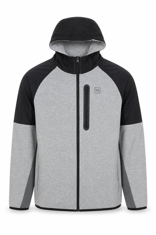 Mens UK Size L U.S. Athletic Grey Basic Jacket